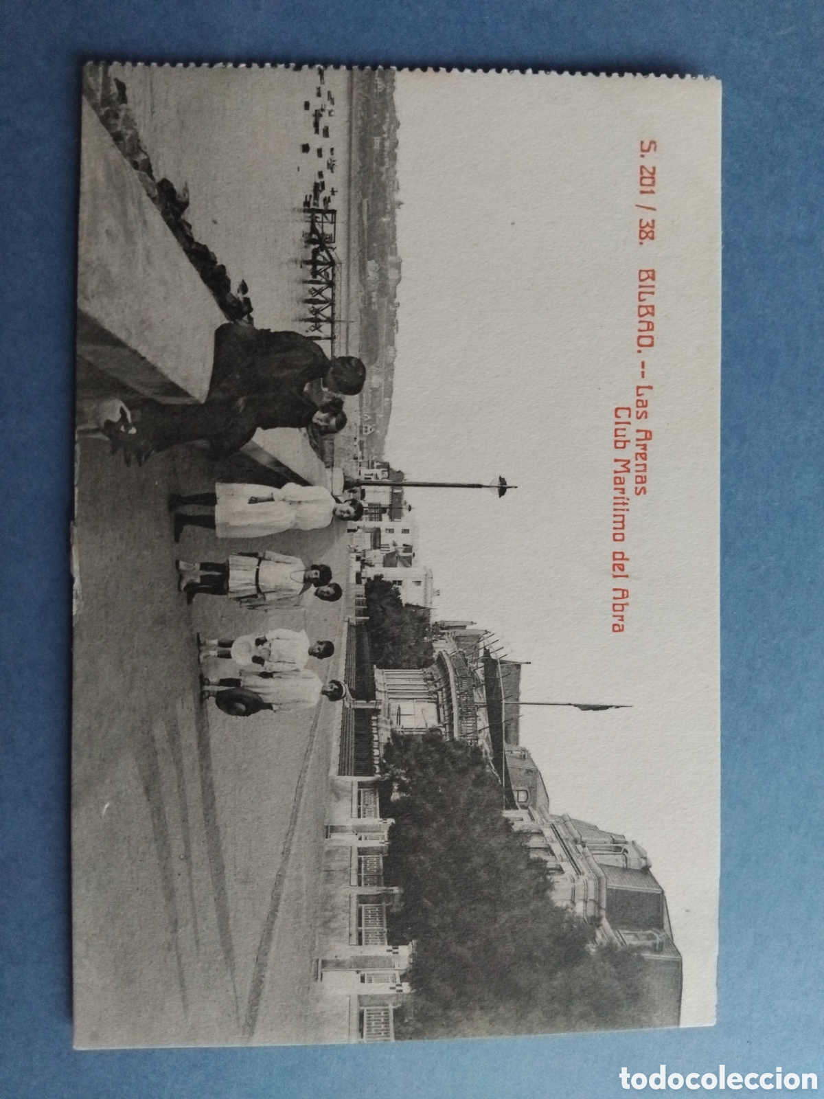 Postales: Postal Bilbao. Las Arenas. Club mar&iacute;timo del Abra