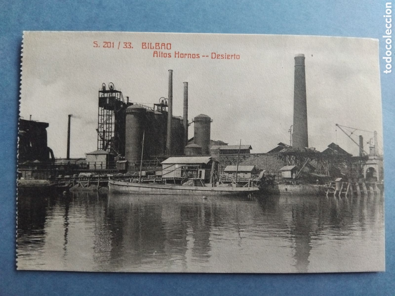 Postales: Postal Bilbao. Altos hornos. Desierto Baracaldo