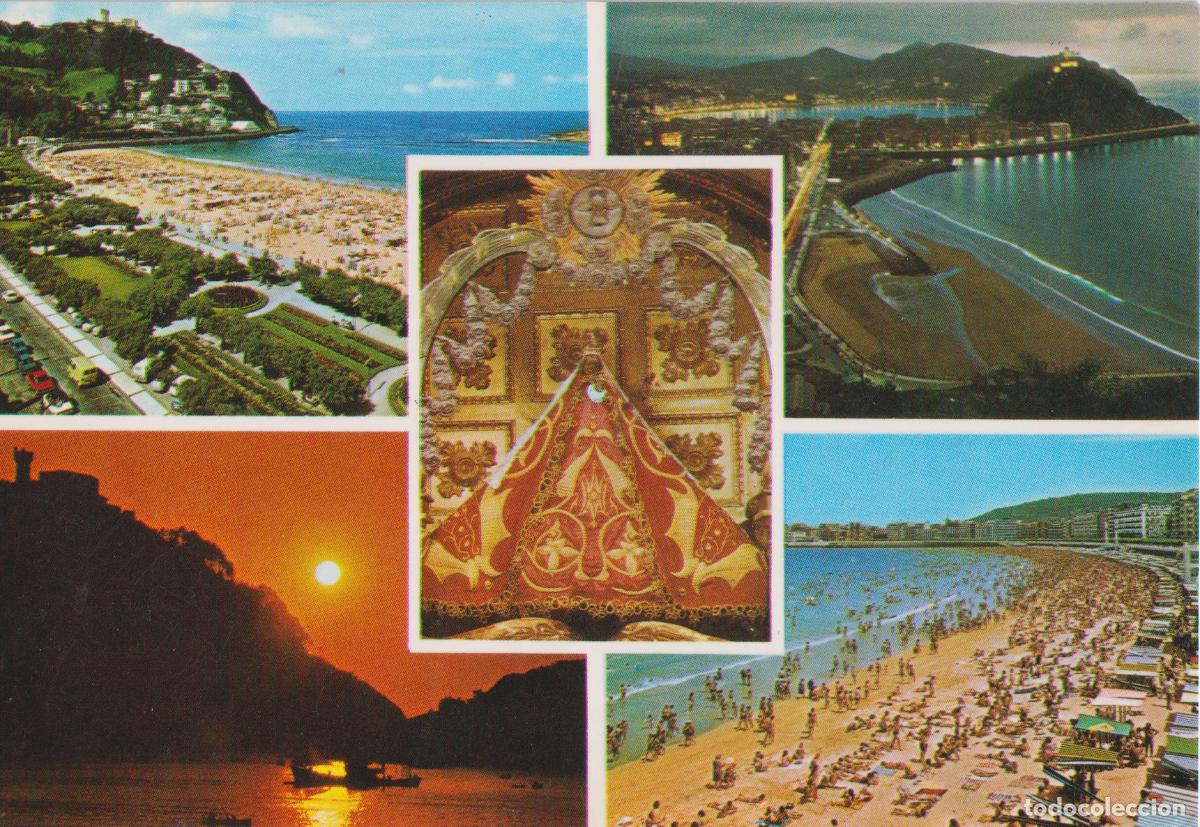 Postales: SAN SEBASTIAN, VARIOS ASPECTOS &ndash; FUERTES N&ordm;44 &ndash; CIRCULADA