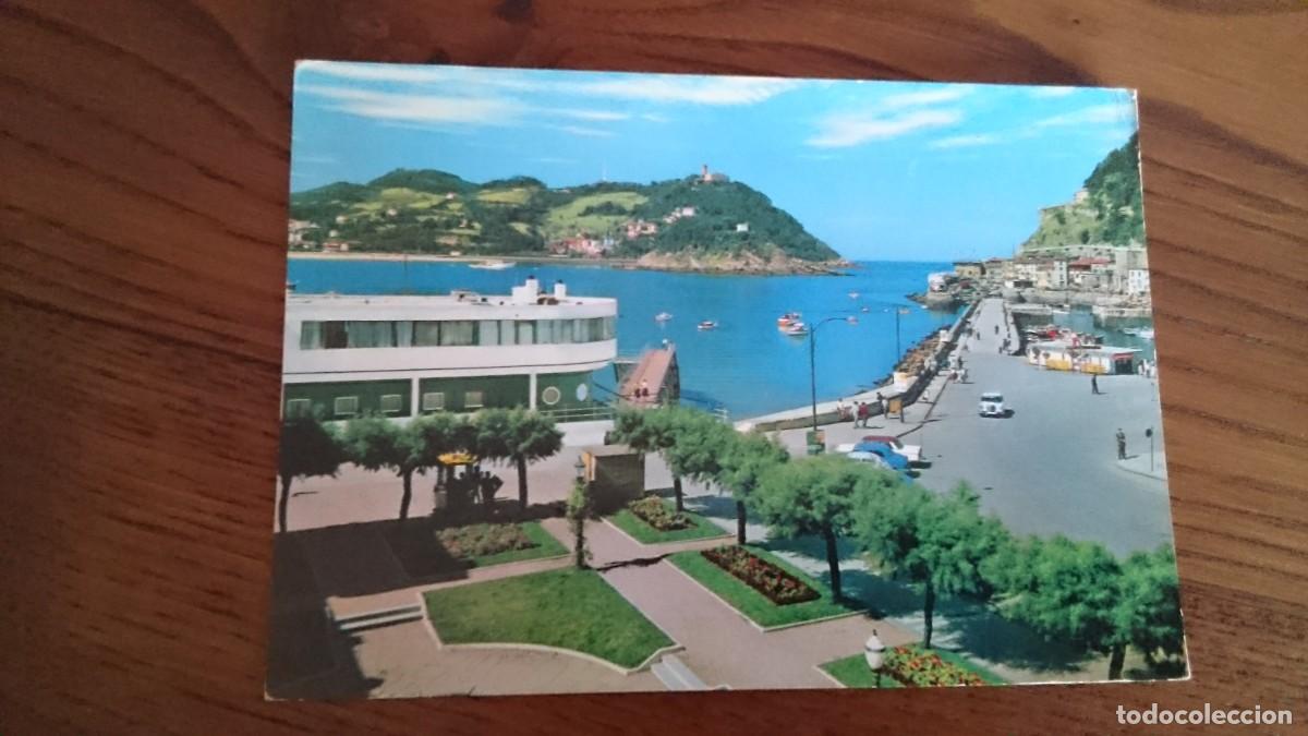 Postales: TARJETA POSTAL SAN SEBASTI&Aacute;N CLUB N&Aacute;UTICO Y BAH&Iacute;A - CIRCULADA