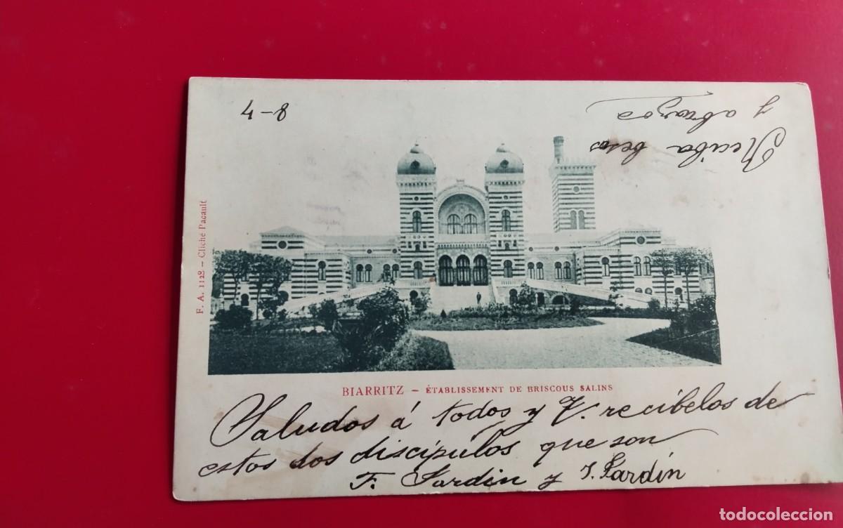 Postales: BIARRITZ , POSTAL ANTIGUA , BLANCO Y NEGRO