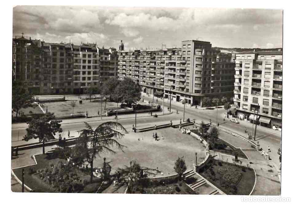 Postales: TARJETA POSTAL BILBAO PLAZA DE INDAUCHU. N&ordm; 1008 POSTAL MADRID