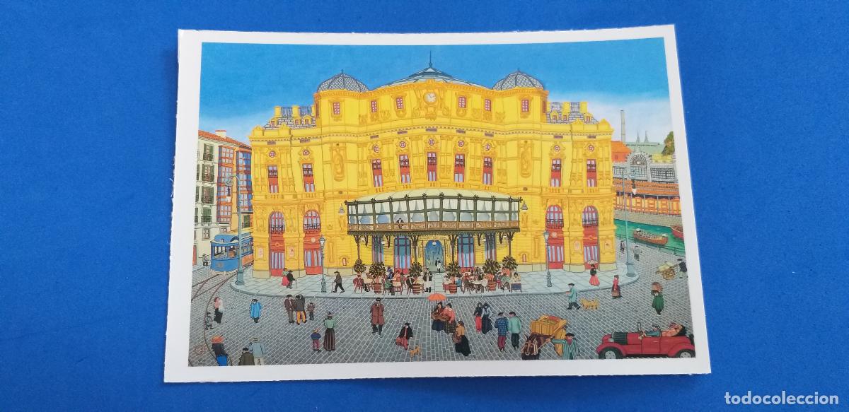 Postales: POSTAL DE BILBAO. BILBAO NAIF # 12. TEATRO ARRIAGA. ED. ARGITARATZAILEA. GRUPO TRES.