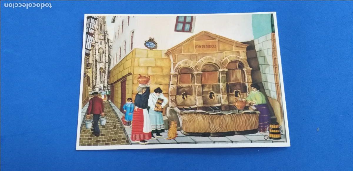 Postales: POSTAL DE BILBAO. BILBAO NAIF # 25. Fuente del Perro. ED. ARGITARATZAILEA. GRUPO TRES.