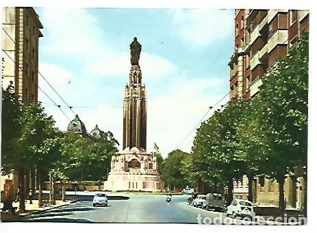 Postales: MONUMENTO AL SAGRADO CORAZON DE JESUS.- BILBAO