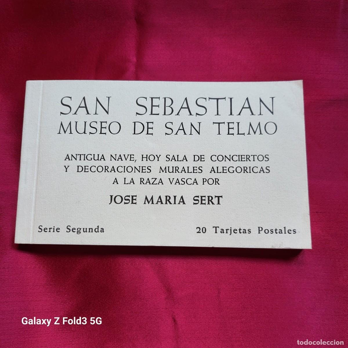Postales: Lote 20 tarjetas Postales San Sebasti&aacute;n-Museo San Telmo-Lienzos Jose Mar&iacute;a Sert-Hauser y Menet-