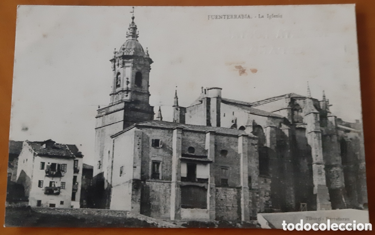 Postales: Postal Fuenterrab&iacute;a. La iglesia. Sin escribir. R10211