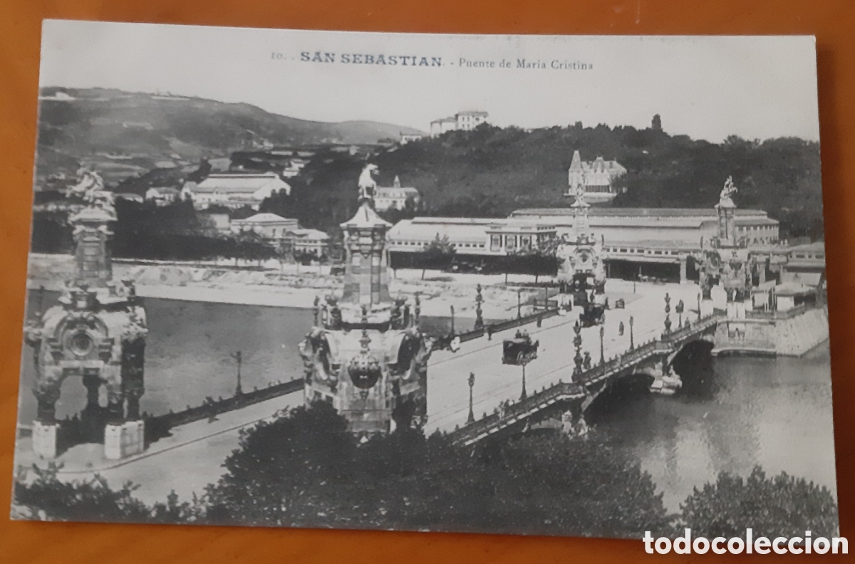 Postales: Postal San Sebasti&aacute;n. Puente de Mar&iacute;a Cristina. Sin escribir. R10213
