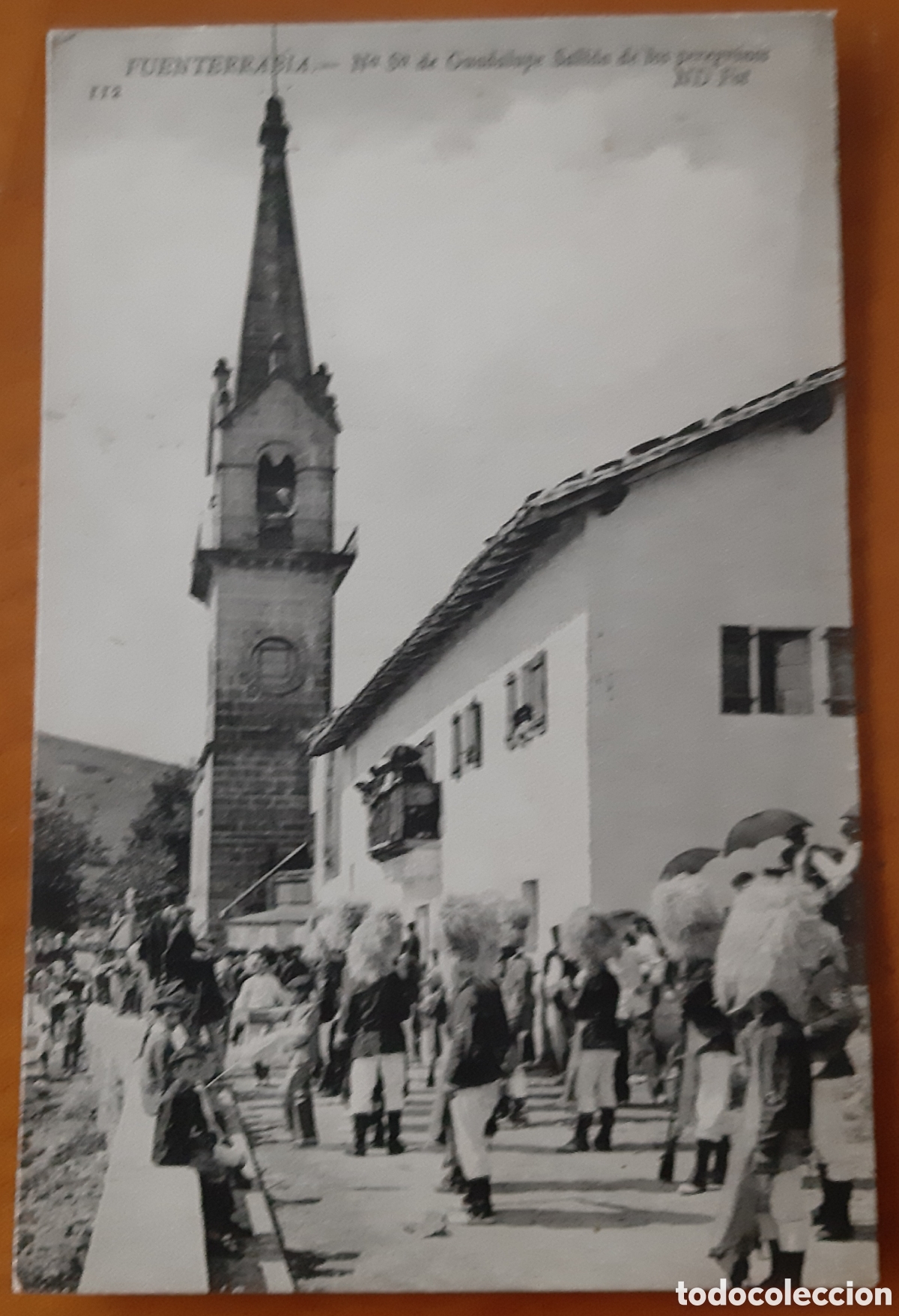 Postales: Postal Fuenterrab&iacute;a. N S de Guadalupe. Escrita y matasellada. R10221