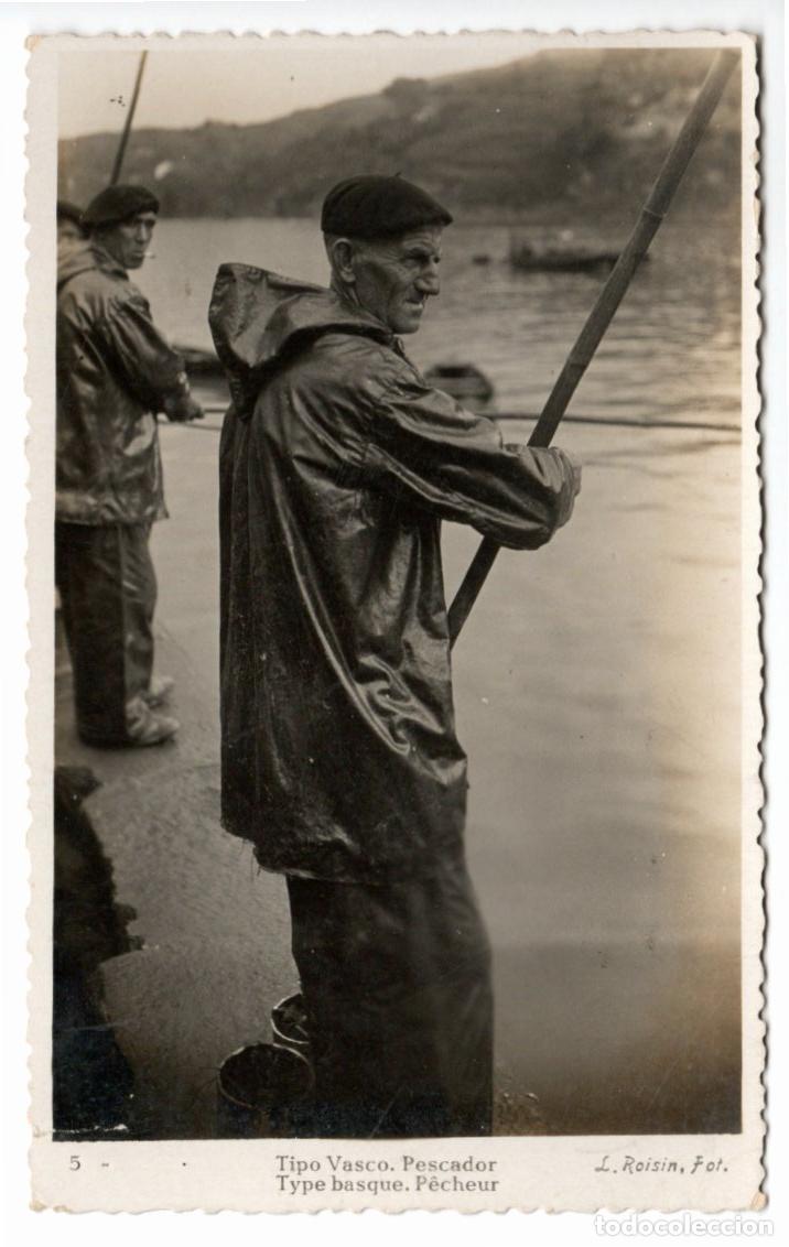 Cartoline: BONITA POSTAL - TIPO VASCO - PESCADOR - L. ROISIN