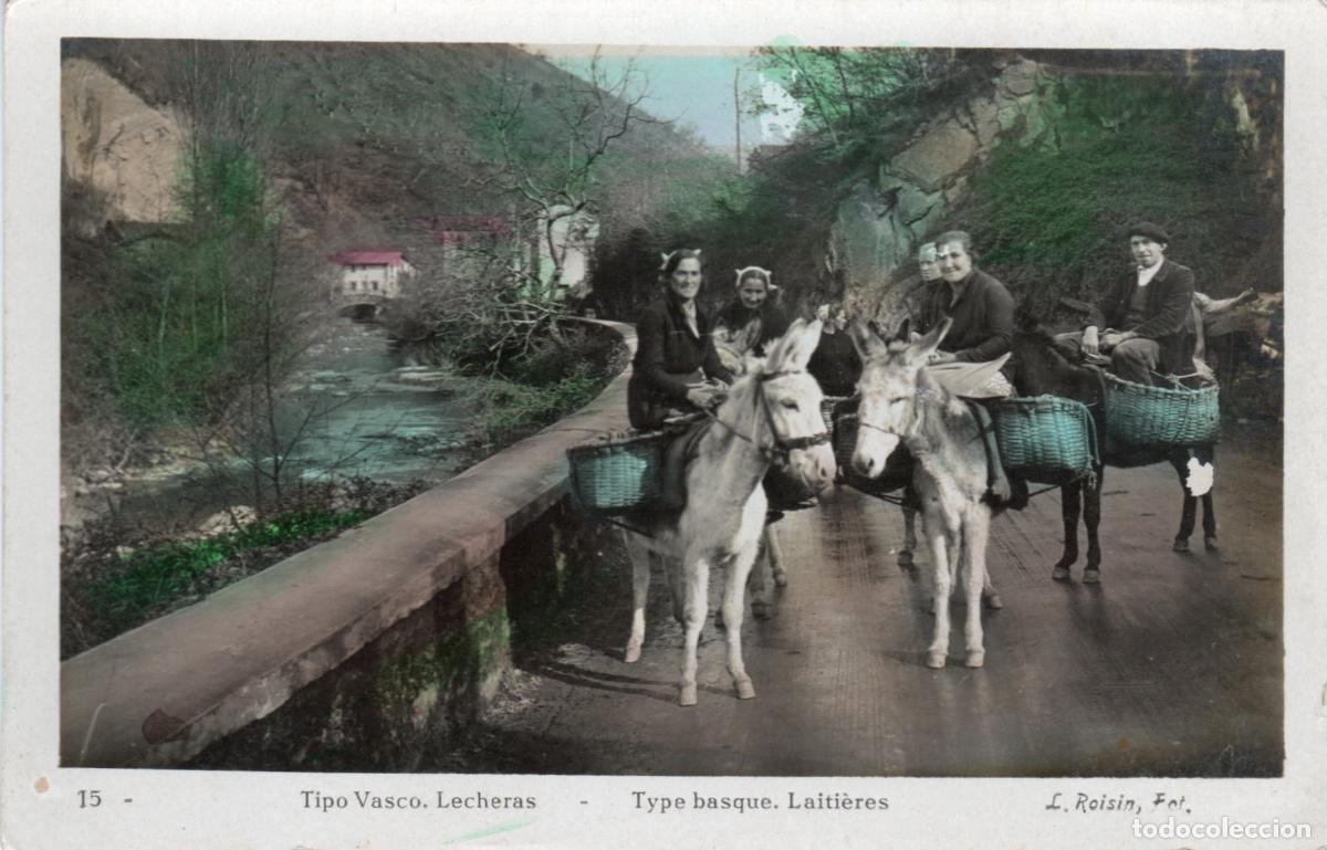 Cartoline: BONITA POSTAL - TIPO VASCO - LECHERAS - L. ROISIN