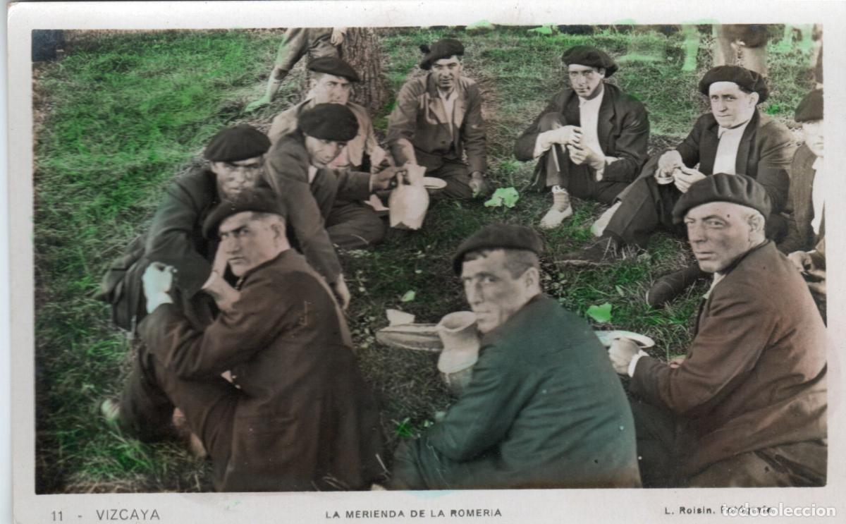 Cartoline: BONITA POSTAL - LA MERIENDA DE LA ROMERIA - L. ROISIN