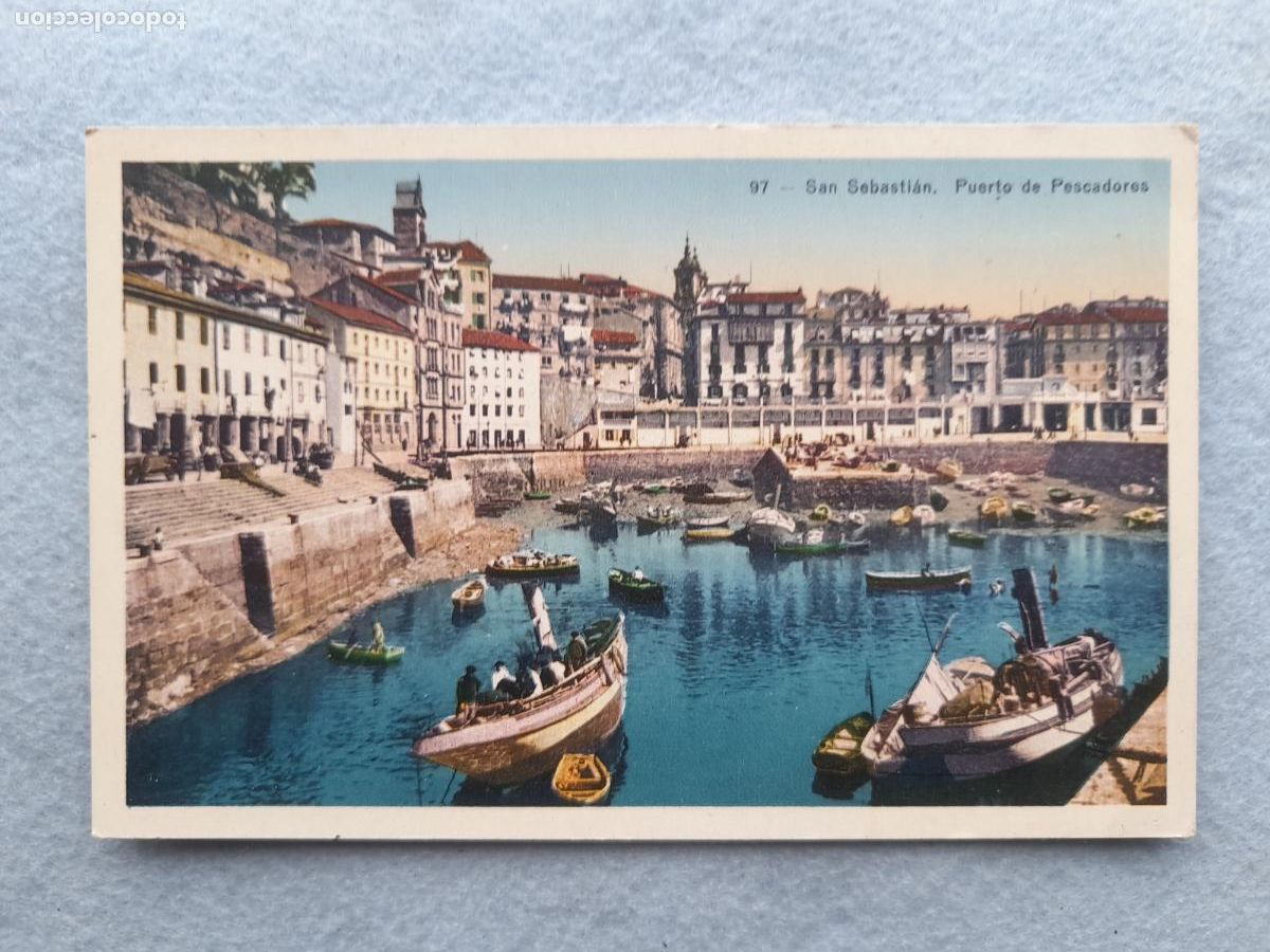 Postais: San Sebasti&aacute;n. Puerto de Pescadores.