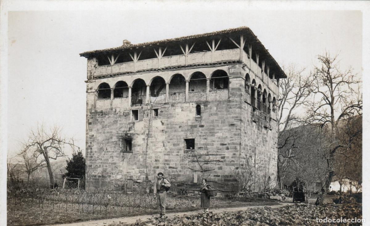 Postais: BONITA POSTAL - VIZCAYA - CASERIO VASCO - ANTIGUO PALACIO MONCHARAS - L. ROISIN