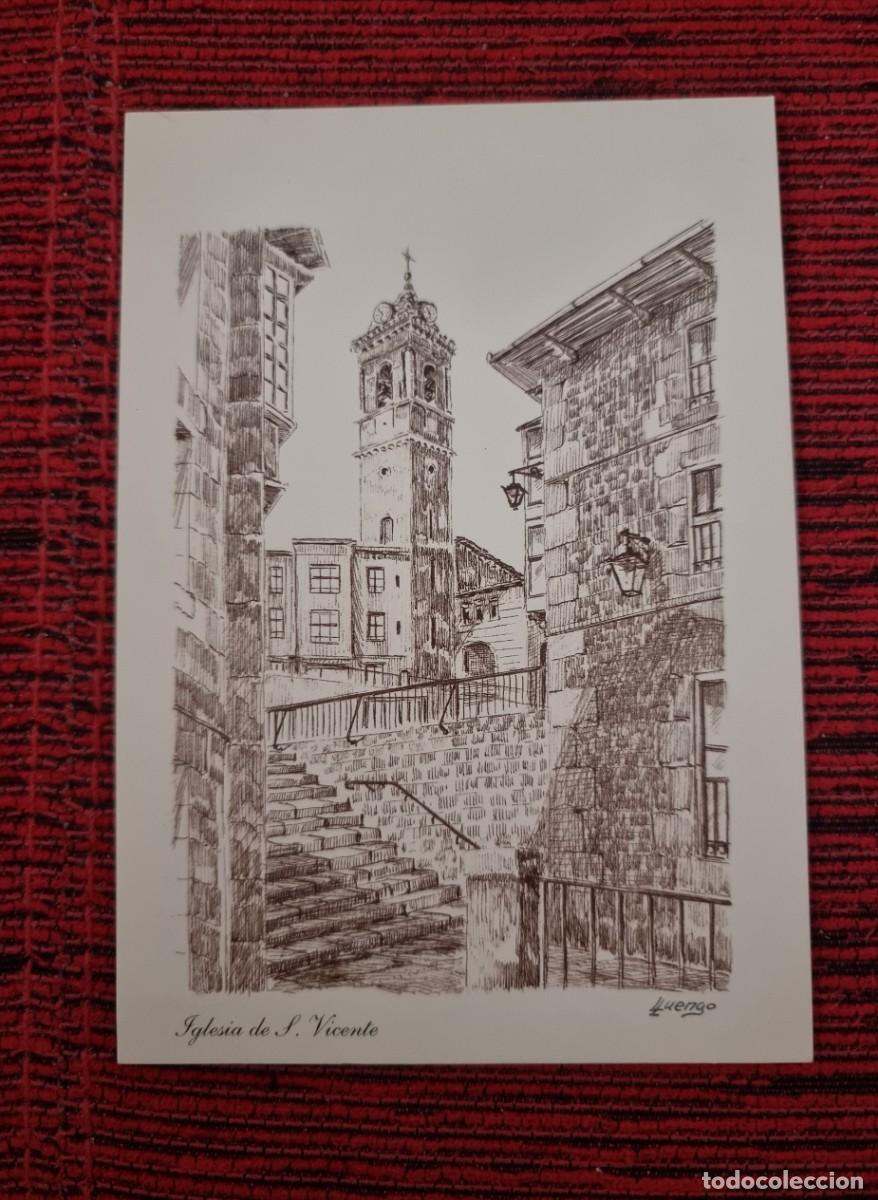 Cartes Postales: POSTAL IGLESIA S.VICENTE DE VITORIA-GASTEIZ- - SIN CIRCULAR