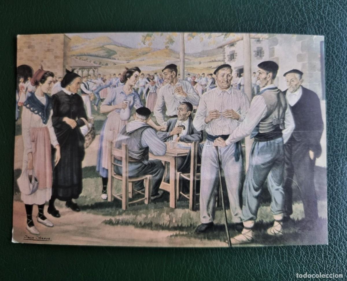 Postais: ROMERIA VASCAS - ERROMERIA -POSTALARTE BILBAO N&ordm; 2 - JOSE ARRUE. EDITADA EN 1982