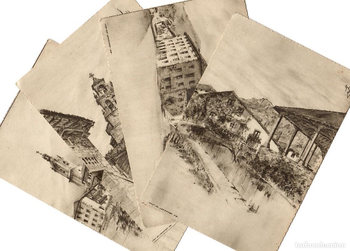 Cartes Postales: 4 Postales diferentes de la Serie A Valle de Arratia - Vizcaya