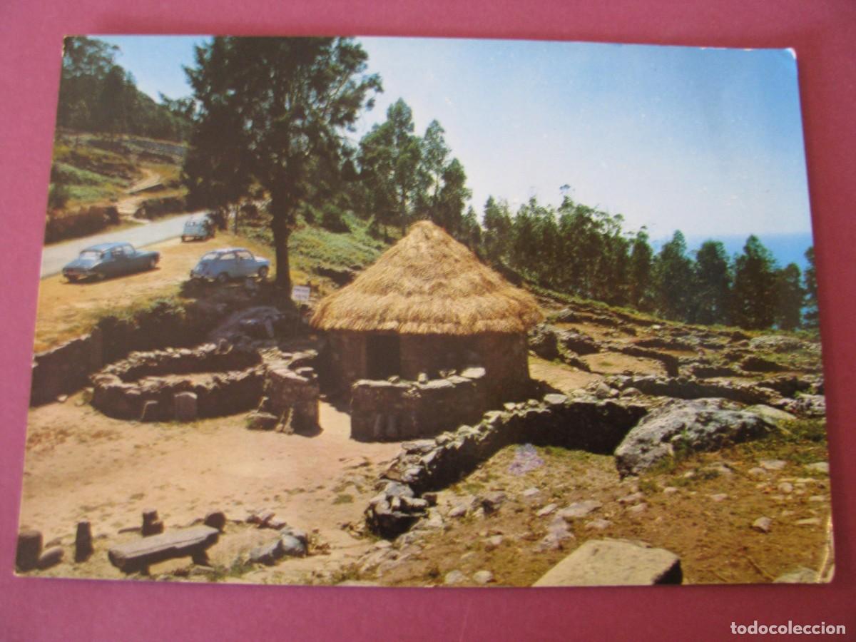 Postales: POSTAL DE LA GUARDIA. MONTE DE SANTA TECLA. POBLADO CELTA. ARRIBAS.
