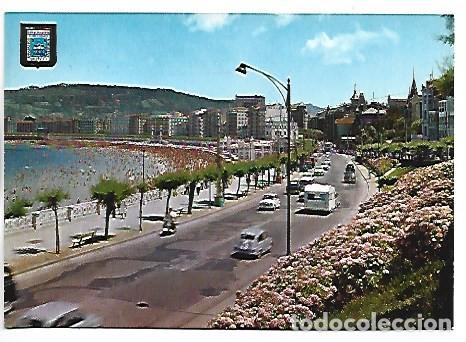 Postais: PASEO Y PLAYA &rdquo; LA CONCHA &rdquo;.- SAN SEBASTIAN