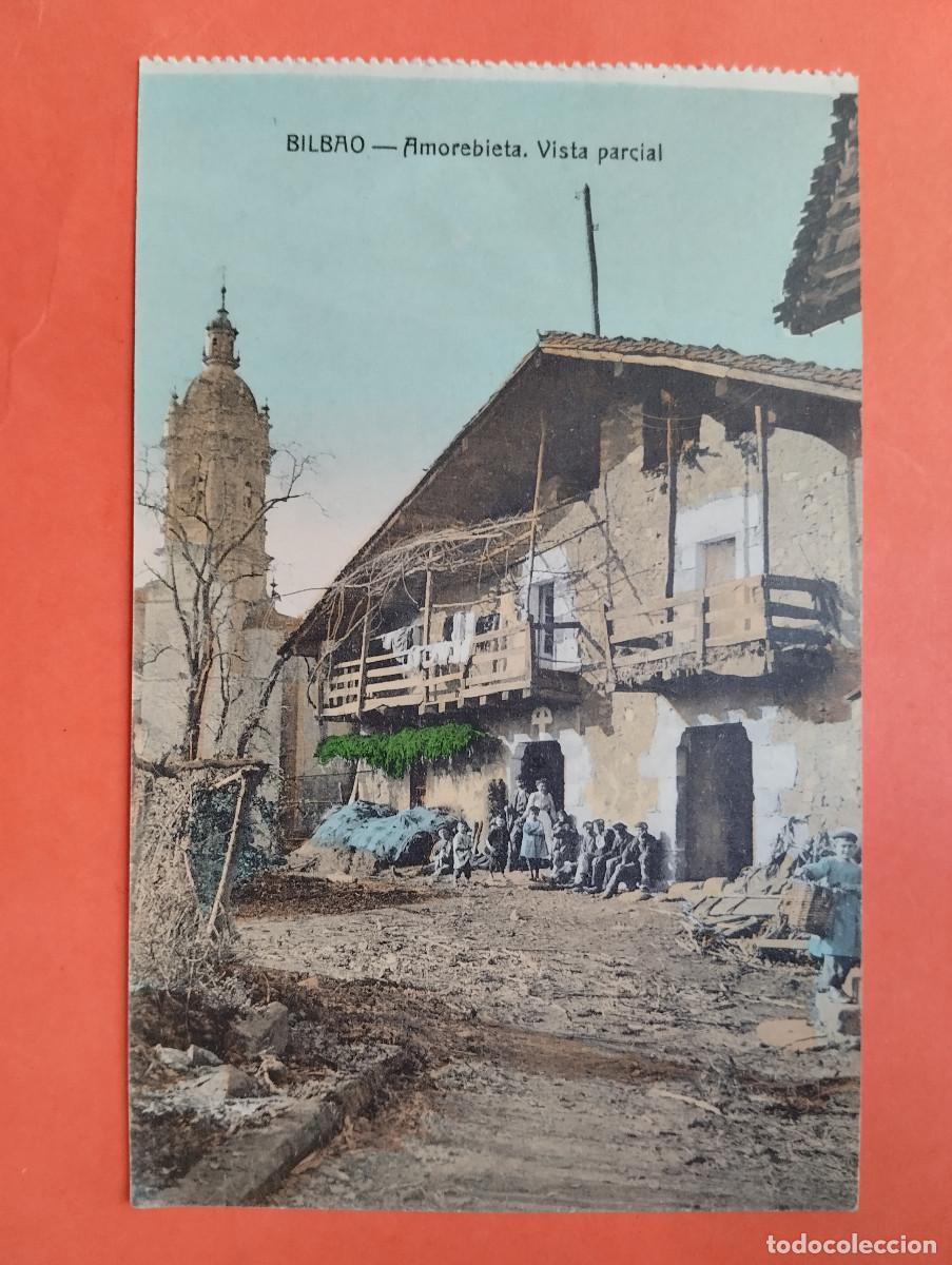 Postales: BILBAO AMOREBIETA VISTA PARCIAL PAIS VASCO. FOT. CASTA&Ntilde;EIRA... CASERIO TIPOS VASCOS