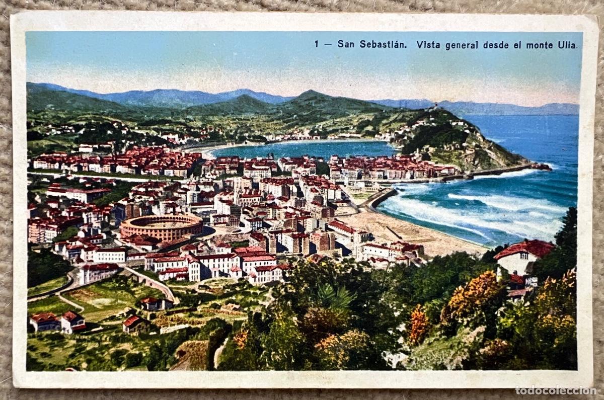 Postkarten: San Sebasti&aacute;n - Guip&uacute;zcoa - Vista general desde el monte Ulia - Foto Galarza