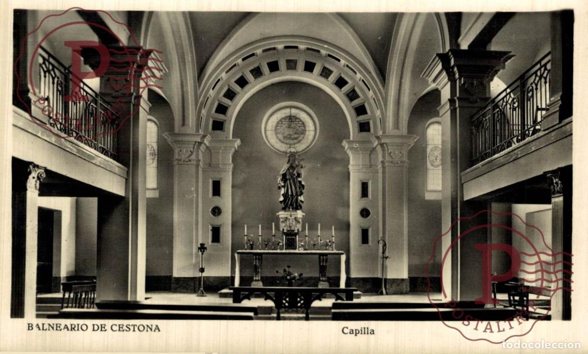 Postkarten: GUIPUZCOA. BALNEARIO DE CESTONA. CAPILLA.. RPPC. FOTOGRAFICA.