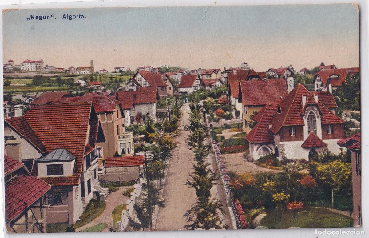 Postkarten: Neguri. Algorta. L G. Bilbao. Escrita en 1920 Sin circular.