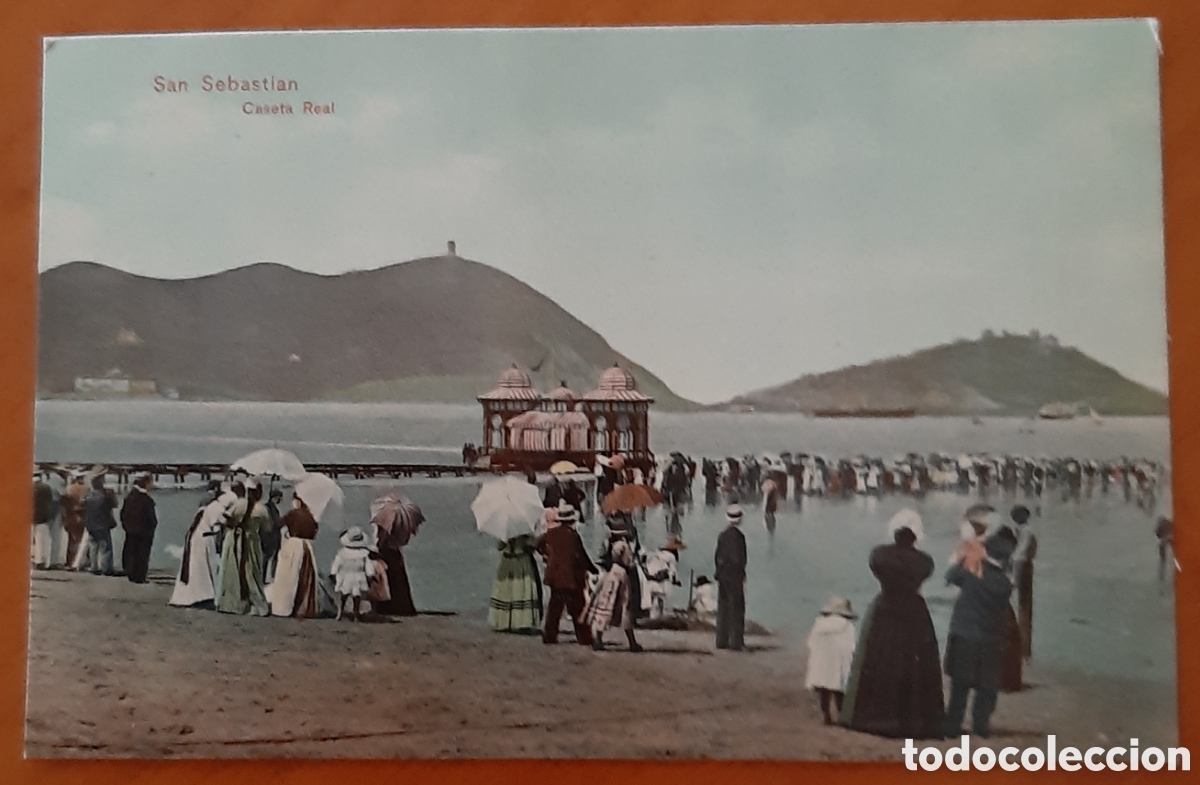 Cartes Postales: Postal San Sebasti&aacute;n Guip&uacute;zcoa coloread. Caseta Real. Sin escribir. R10318