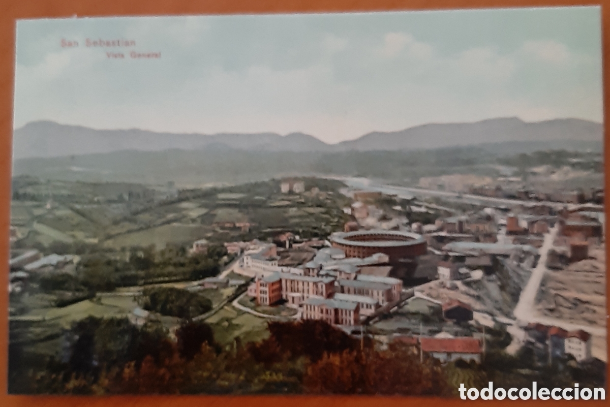 Cartes Postales: Postal San Sebasti&aacute;n coloreada. Vista general. R10319