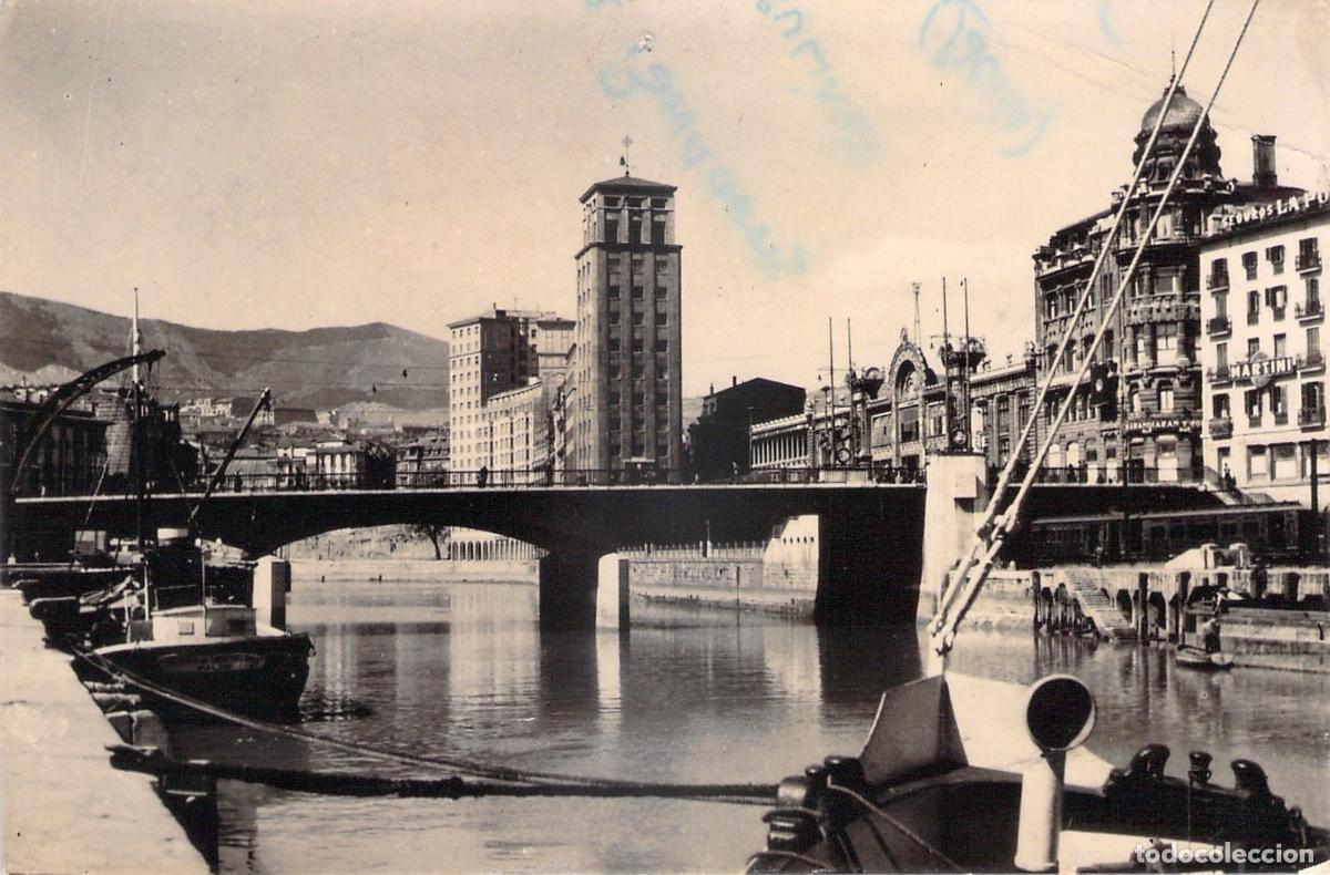 Cartes Postales: Postal de Bilbao, R&iacute;a y Puente de la Victoria
