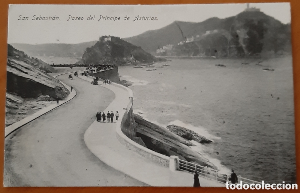Postcards: Postal San Sebasti&aacute;n Guip&uacute;zcoa. Paseo del Pr&iacute;ncipe de Asturias. Sin escribir. R10331