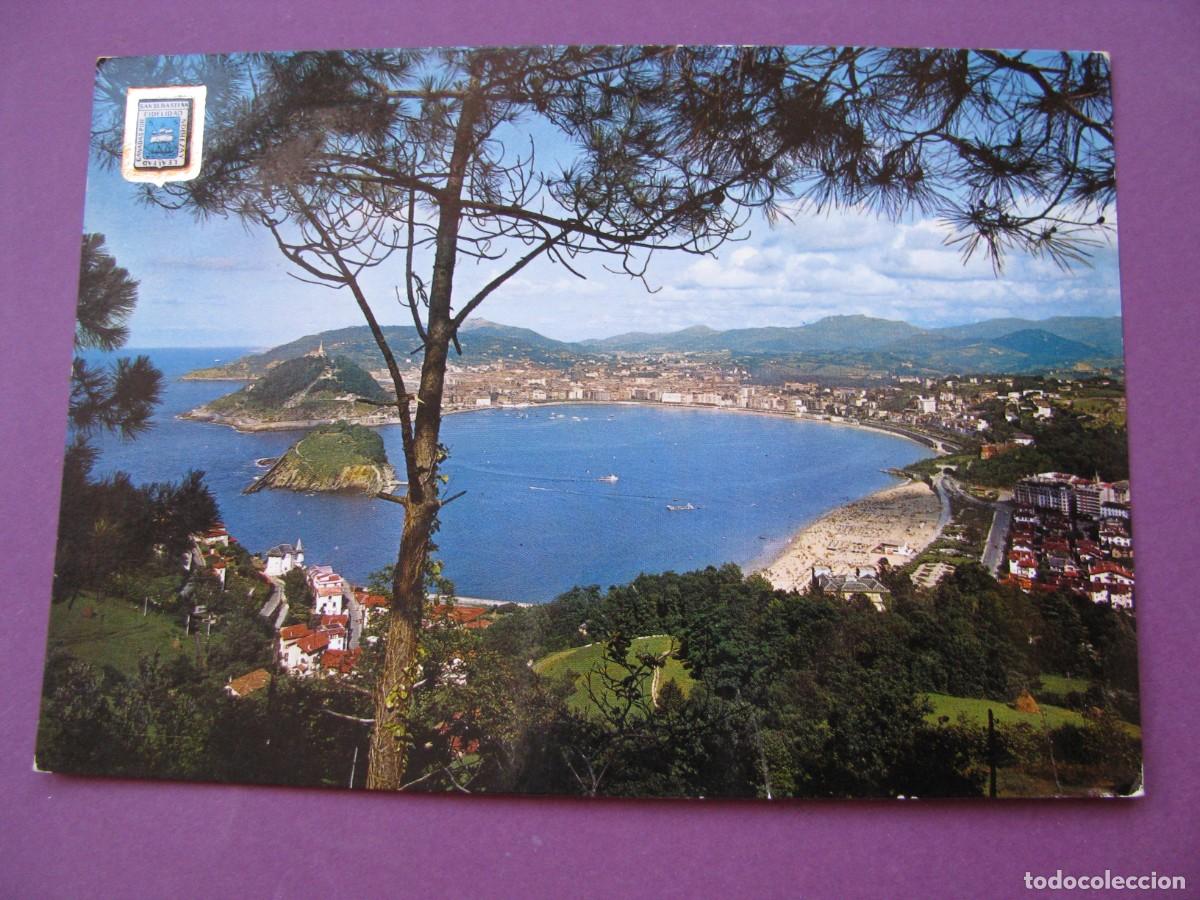 Cartoline: POSTAL DE SAN SEBASTIAN. VISTA DESDE EL PINAR. DOMINGUEZ 93. CIRCULADA 1967