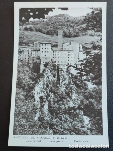 Postais: SANTUARIO DE ARANZAZU, GUIPUZCOA, POSTAL ANTIGUA, 15 X 10 CM APROX.