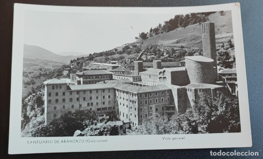 Postais: SANTUARIO DE ARANZAZU, GUIPUZCOA, POSTAL ANTIGUA, 15 X 10 CM APROX. 2&ordf;