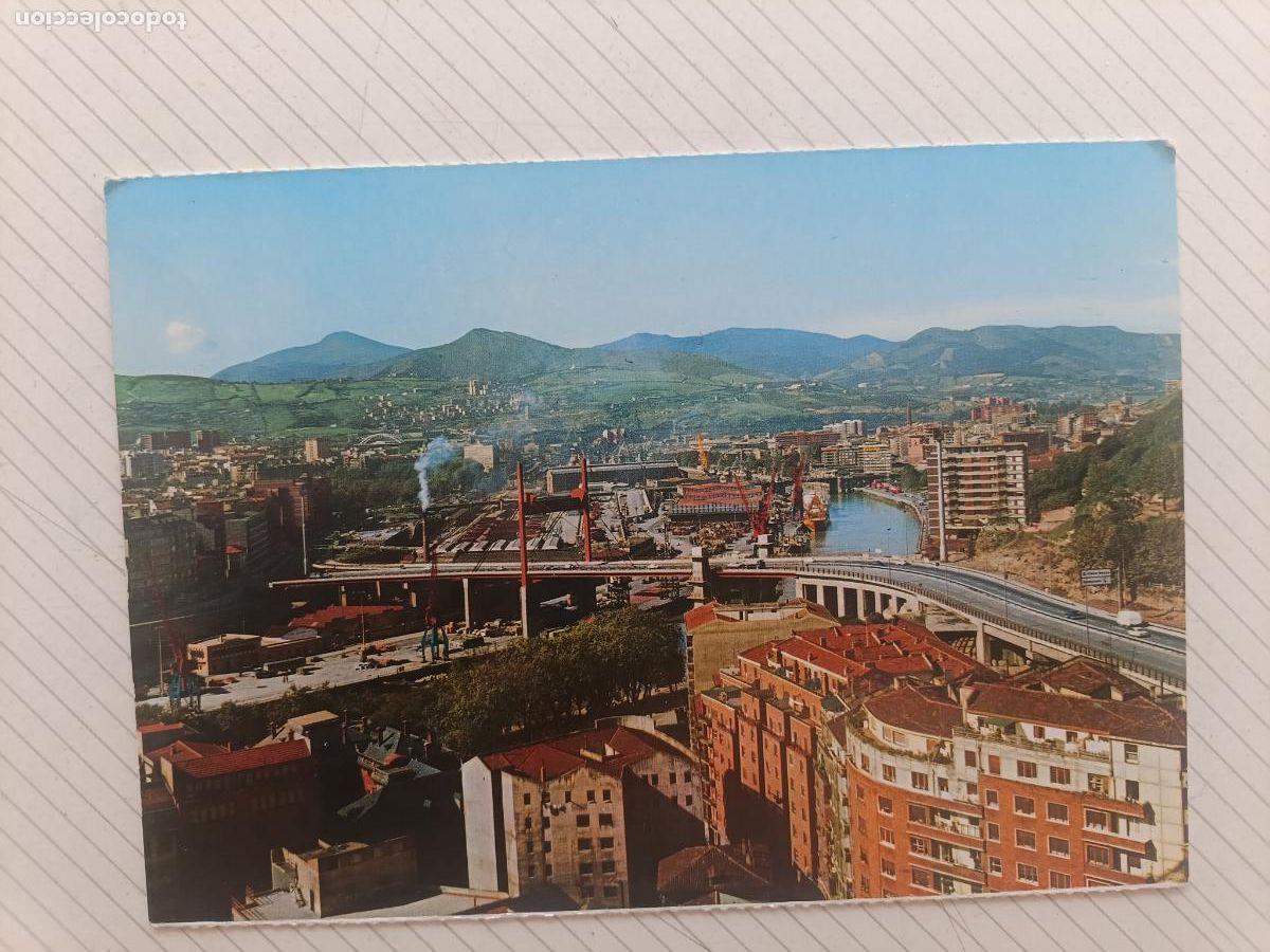 Postales: Bilbao. Postal escrita en 1975 - Foto 1