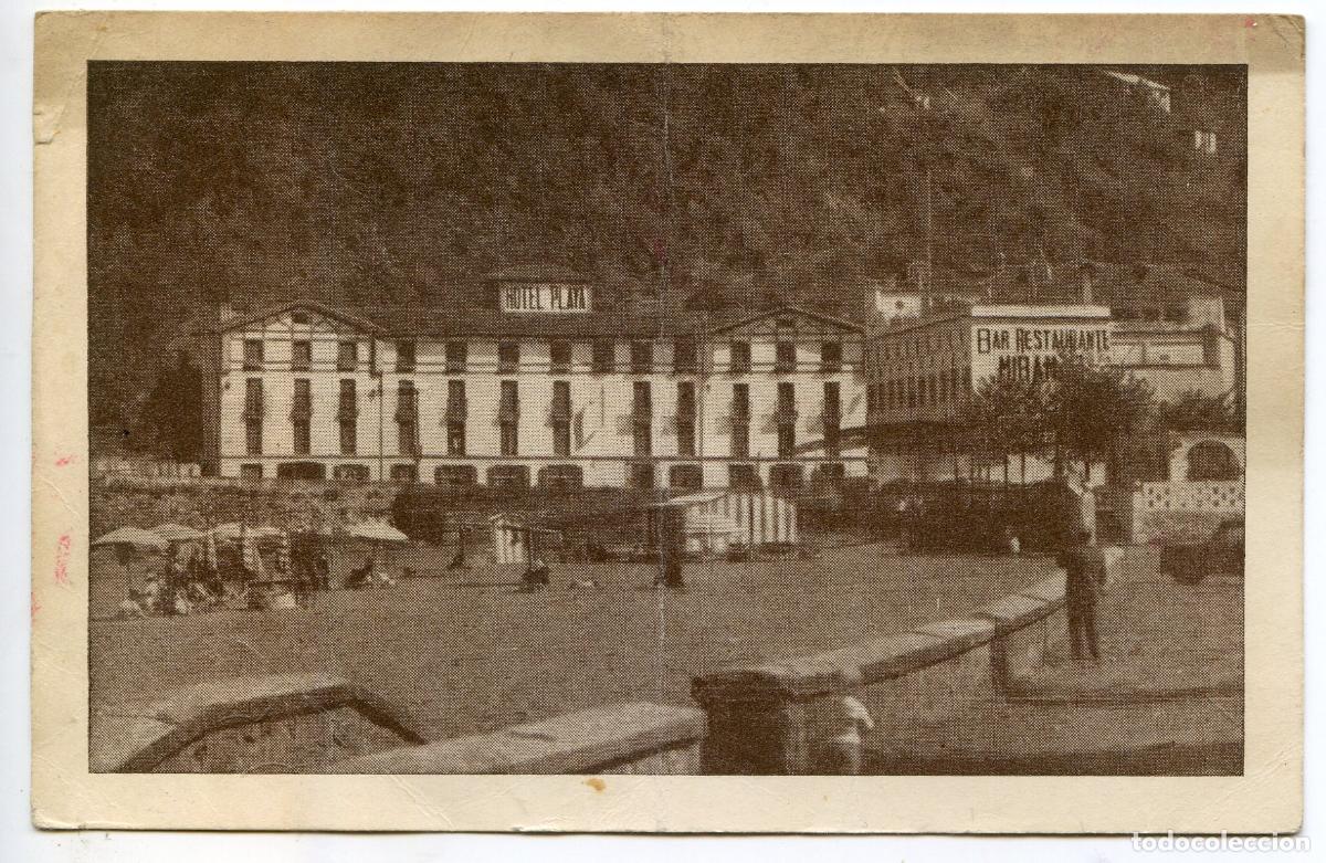 Cartoline: Deva. Hotel Playa y Restaurante Miramar. Heliotipia Art&iacute;stica Espa&ntilde;ola