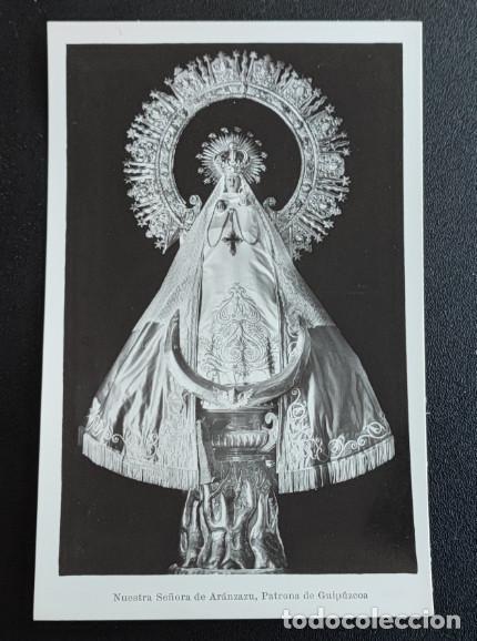 Postales: NUESTRA SE&Ntilde;ORA DE ARANZAZU, GUPIUZCOA 1959, FOTO POSTAL ANTIGUA, SIN CIRCULAR