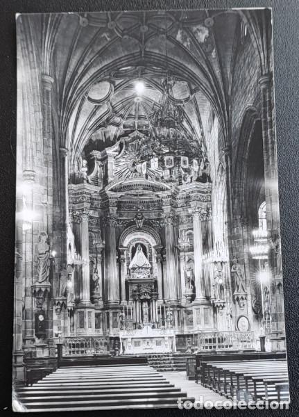 Postales: BILBAO, SANTUARIO DE NUESTRA SE&Ntilde;ORA DE BEGO&Ntilde;A, ALTAR MAYOR, POSTAL ANTIGUA