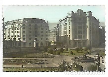 Postais: PLAZA DE FEDERICO MOYUA, HOTEL CARLTON - FEDERICO MOYUA CIRCUS, CARLTON HOTEL.- BILBAO