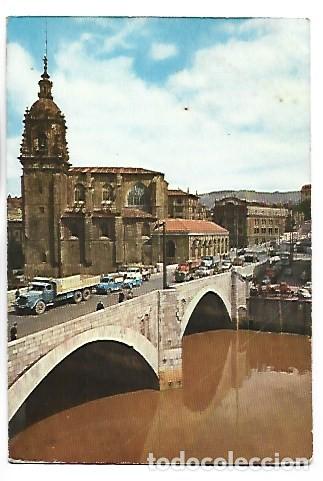 Postales: PUENTE DE SAN ANTON E IGLESIA.- BILBAO