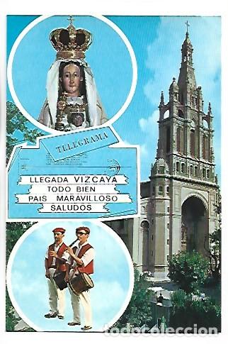 Postkarten: NUESTRA SE&Ntilde;ORA DE BEGO&Ntilde;A Y TEMPLO.- BILBAO