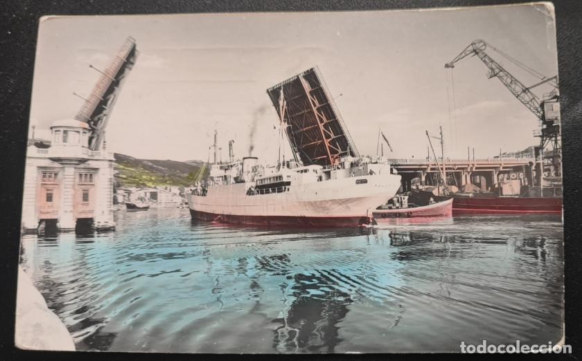 Postales: BILBAO, PUENTE DEL GENERALISIMO, POSTAL ANTIGUA