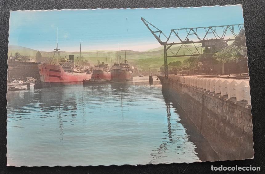 Postales: BILBAO, MUELLES DE EUSKALDUNA, POSTAL ANTIGUA