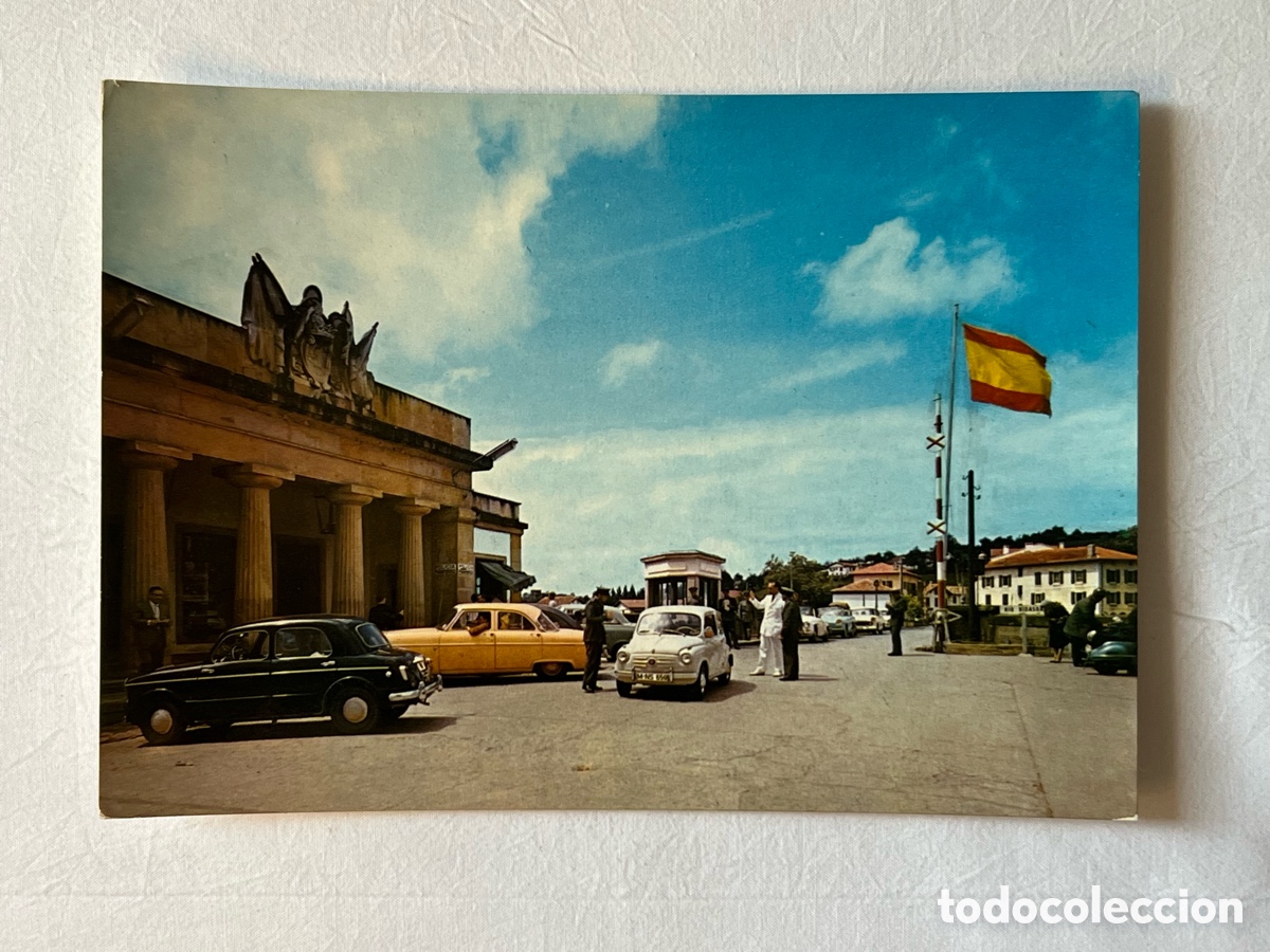 Postales: BEHOBIA (San Sebastian) Postal No.1, La Aduana Espa&ntilde;ola. Ed., Dom&iacute;nguez (a.1962) S/C