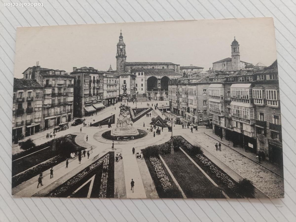 Postales: Vitoria, postal antigua original