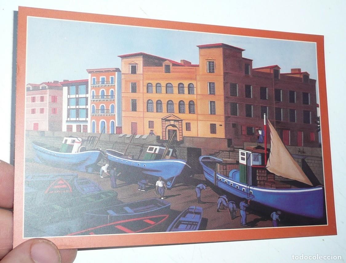 Postales: Postal Un petit mot du Pays Basque (Collection Aski Peintre d'ici et d'ailleurs) Pa&iacute;s Vasco Franc&eacute;s
