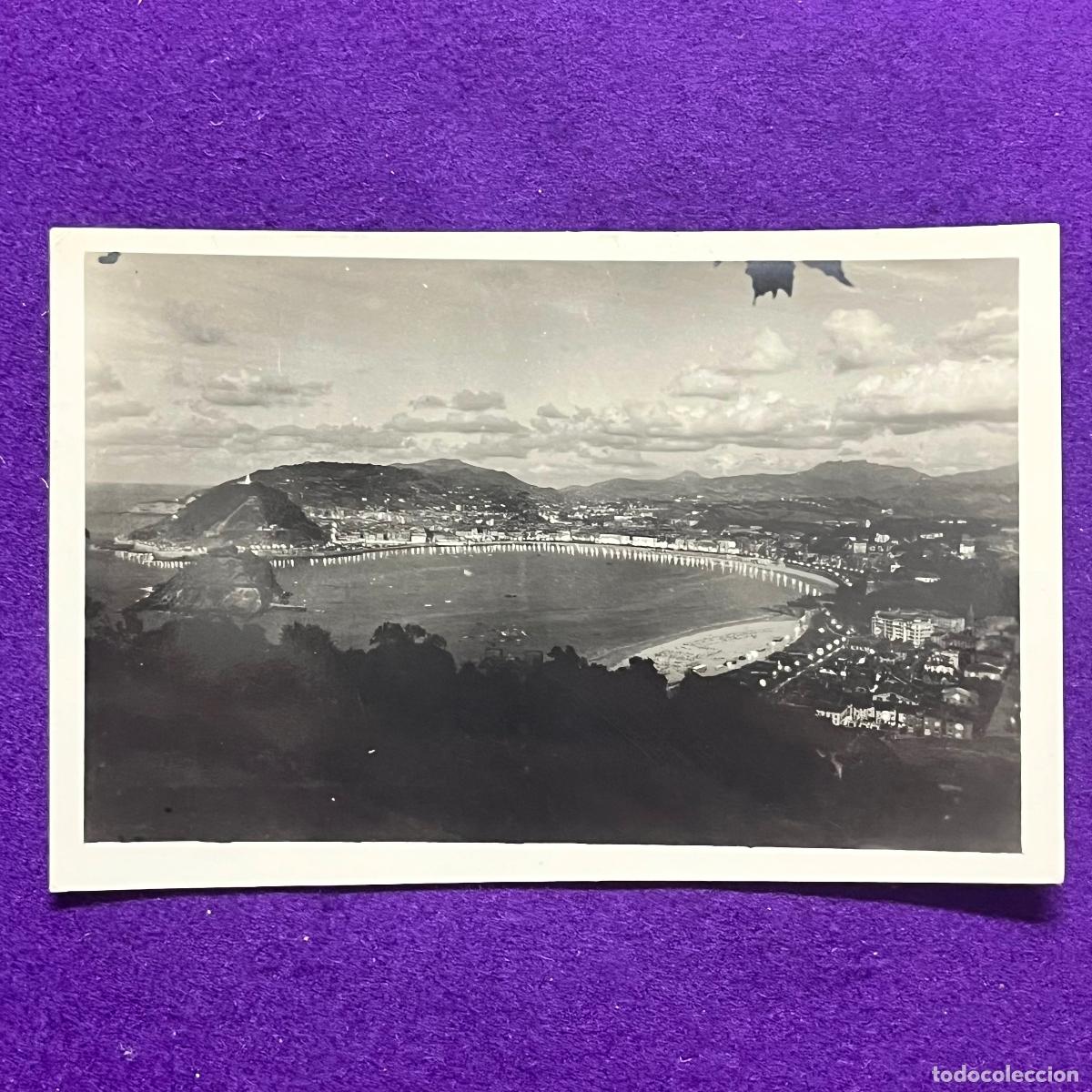 Postales: POSTAL DE SAN SEBASTIAN (GUIPUZCOA). VISTA GENERAL DESDE MONTE IGUELDO DE NOCHE.