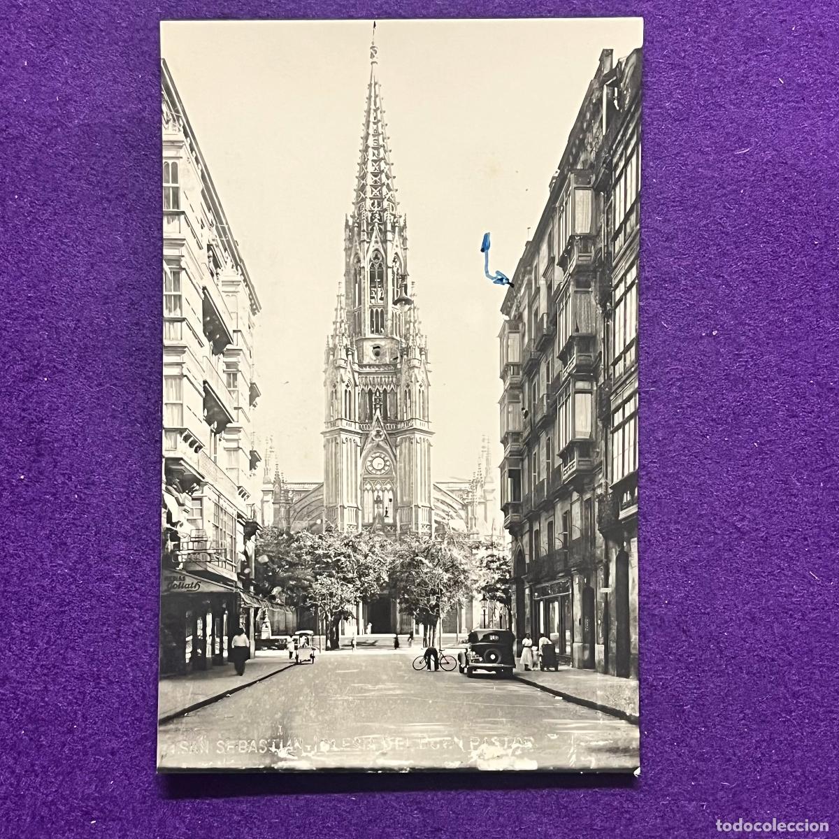 Postales: POSTAL DE SAN SEBASTIAN (GUIPUZCOA). CATEDRAL DEL BUEN PASTOR.