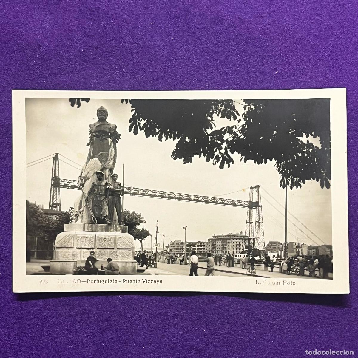 Postales: POSTAL DE BILBAO (VIZCAYA). PORTUGALETE. PUENTE VIZCAYA.