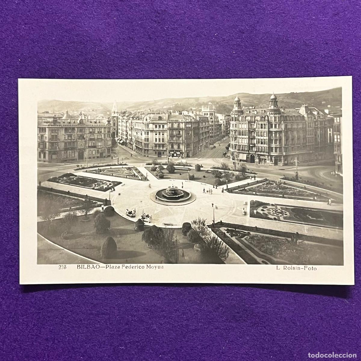 Postales: POSTAL DE BILBAO (VIZCAYA). PLAZA FEDERICO MOYUA.